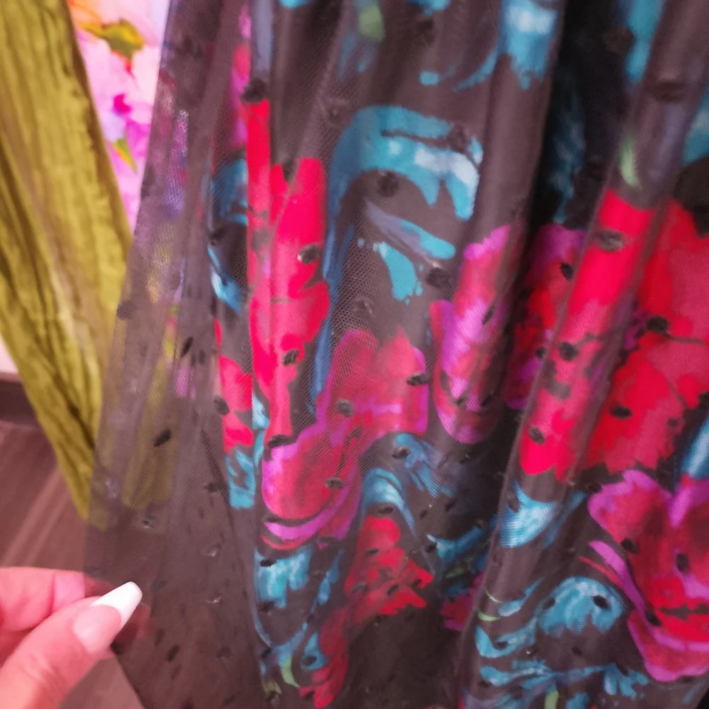 Eliza J Black and Floral Dress - Picture 3 of 9